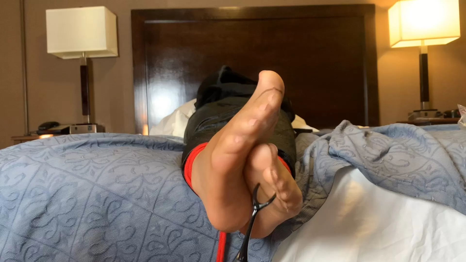 TheDevilsFootstool – Miah Mullato Wrapped and Tickled in Nylons.mp4_snapshot_16.webp